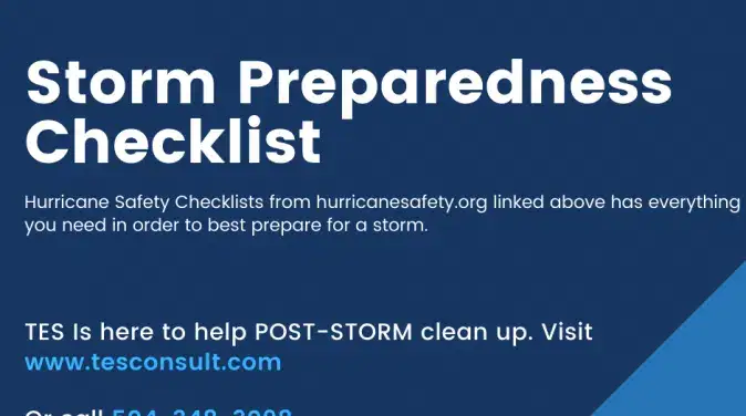 Article from the National Hurricane Survival Initiative outlining essential items for tropical storm and hurricane preparation.