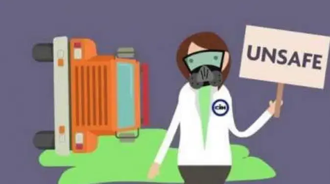 Animated video explaining the importance of Certified Industrial Hygienists (CIH)