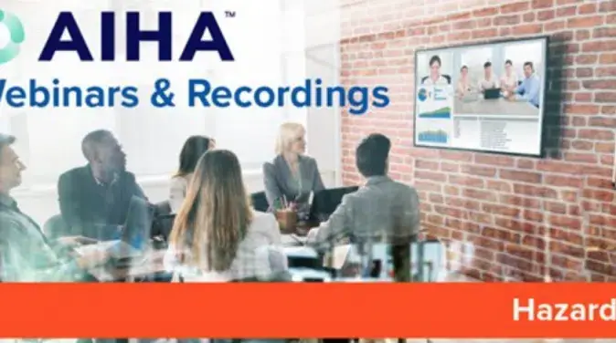 Webinar announcement for AIHA's session on combating worker fatigue in 24/7 workplaces, featuring expert Brad Jones.